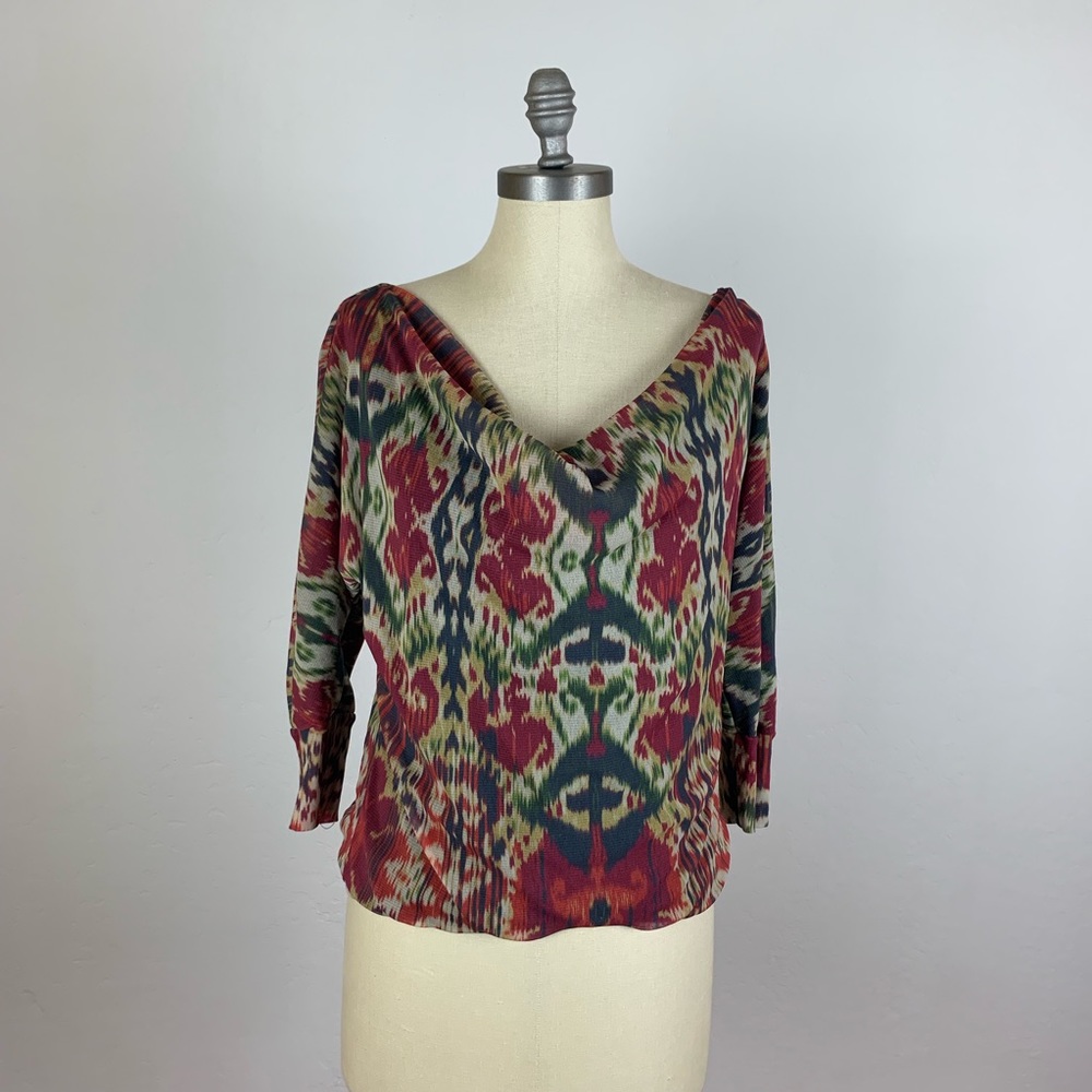 Anthropologie Weston Wear Semi Sheer Blouse - Picture 1 of 7